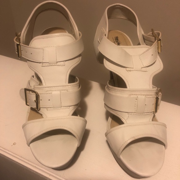 White wedge sandals - Picture 1 of 4